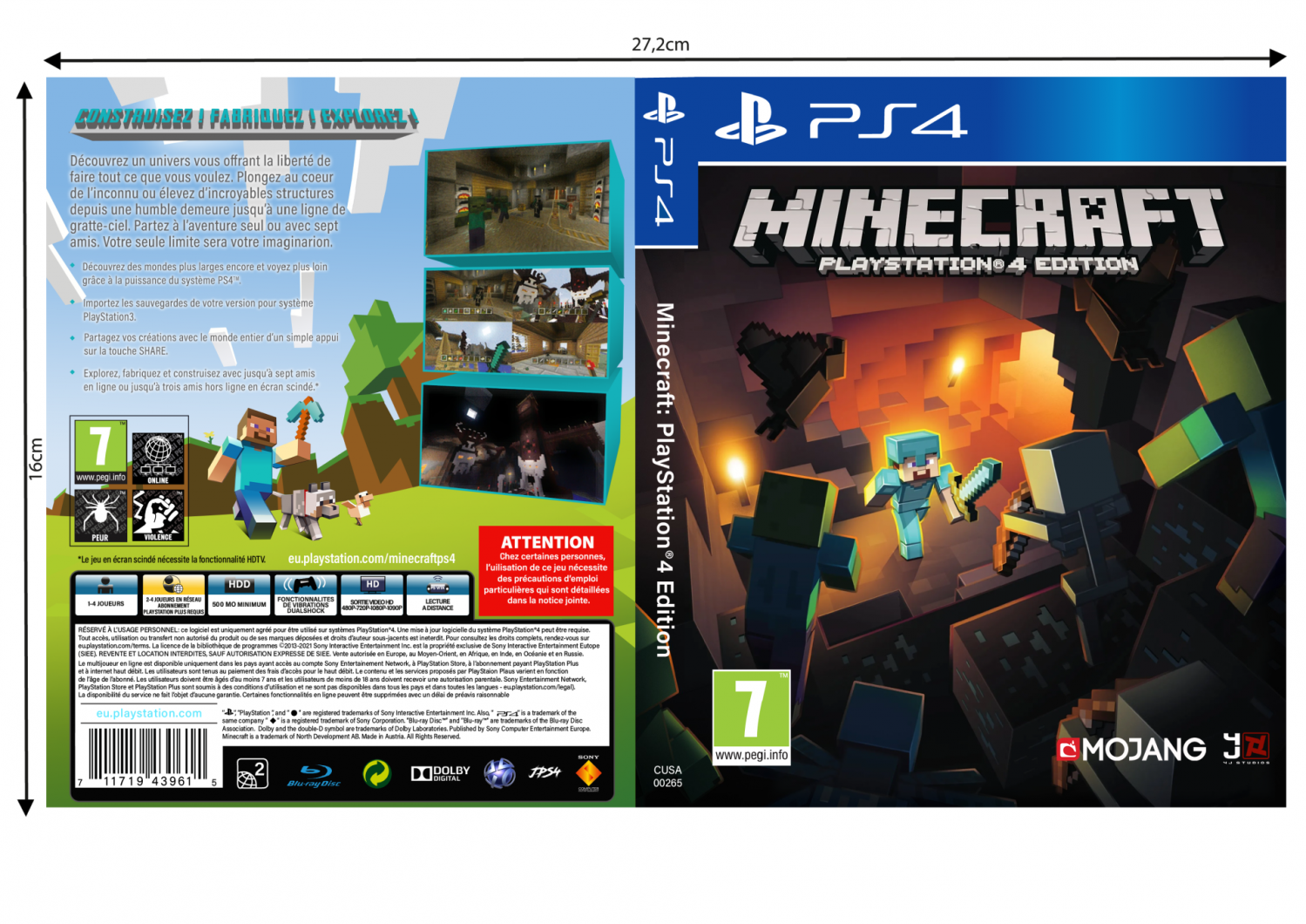 Minecraft edition ps4